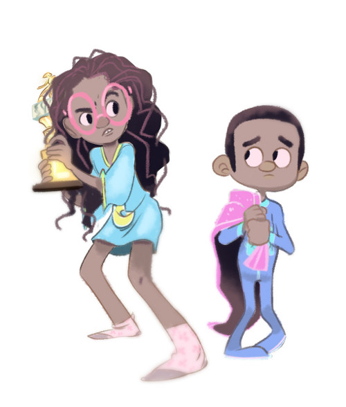 A big sister protects her little brother from the monsters under his bed. © Penny Arcade / Click to embiggen!